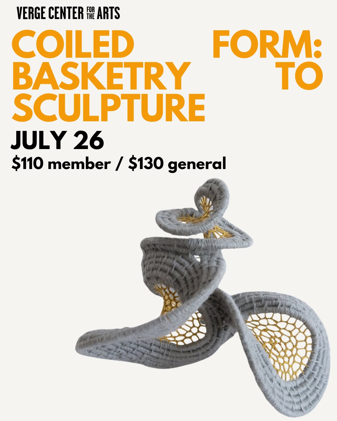 You don't want to miss this class! at Verge Center for the Arts